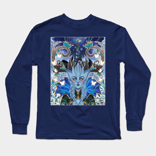 Winter Queen - Ardenweald Long Sleeve T-Shirt by Chairae